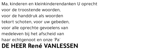 René VANLESSEN