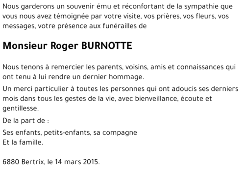 Roger BURNOTTE