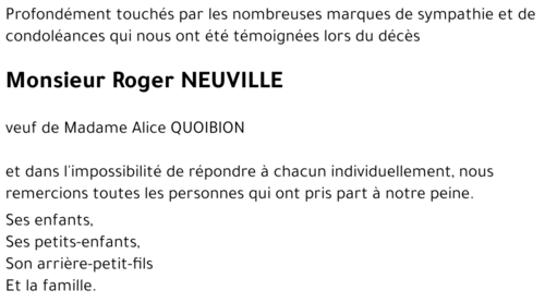 Roger NEUVILLE