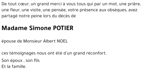 Simone POTIER