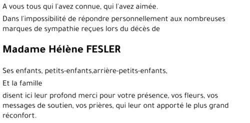 Hélène FESLER
