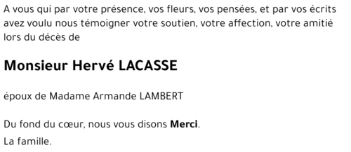 Hervé LACASSE