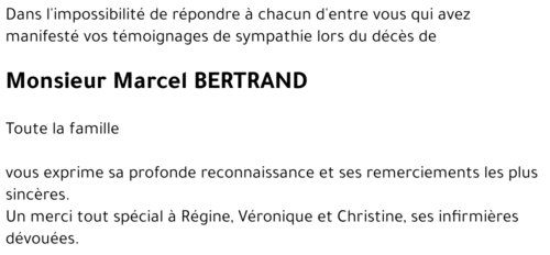 Marcel BERTRAND