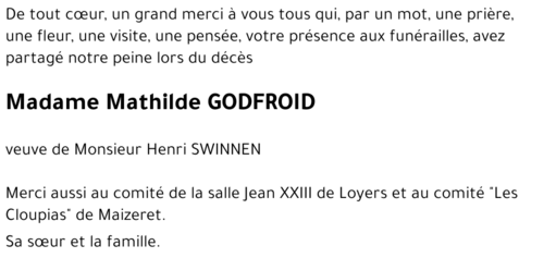 Mathilde GODFROID