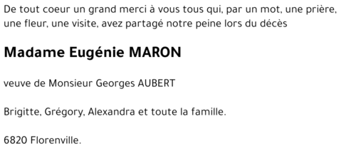 Eugénie MARON
