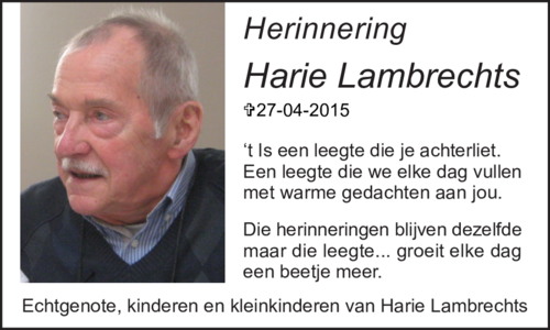 Harie LAMBRECHTS