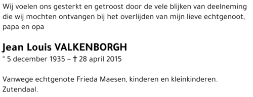Jean Louis Valkenborgh