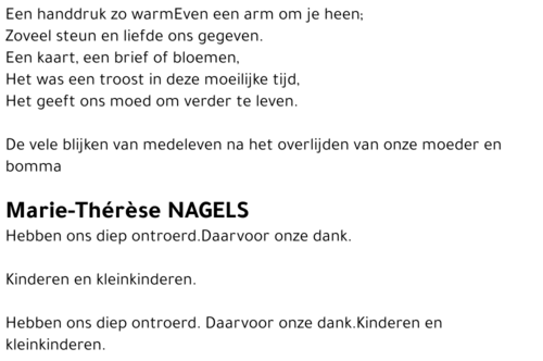 Marie-Thérèse Nagels