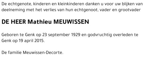 Mathieu MEUWISSEN