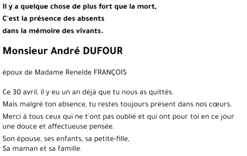 André DUFOUR