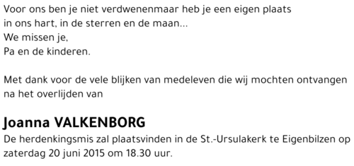 Joanna VALKENBORG