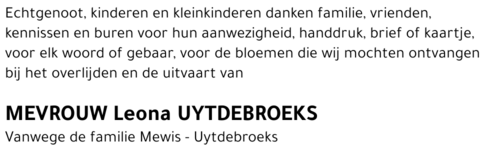 Leona Uytdebroeks