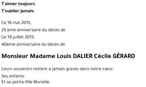 Louis   Cécile DALIER   GÉRARD