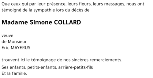 Simone COLLARD