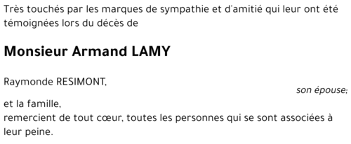 Armand LAMY