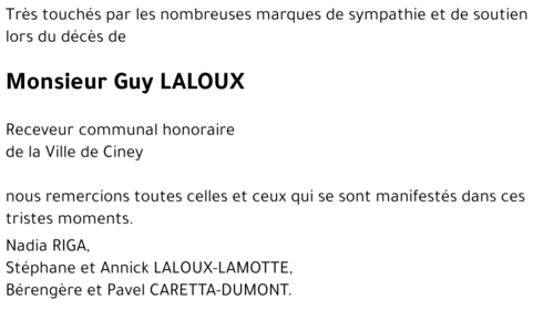 Guy LALOUX