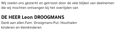 Leon DROOGMANS