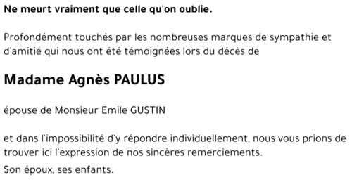 Agnès PAULUS