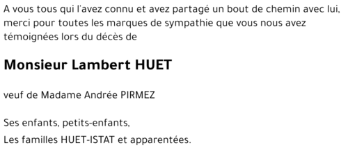 Lambert HUET