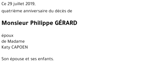 Philippe GÉRARD 
