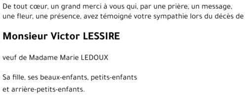 Victor LESSIRE