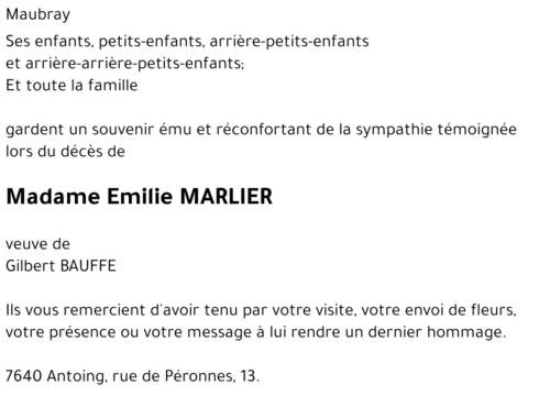 Emilie MARLIER
