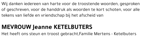 Jeanne KETELBUTERS