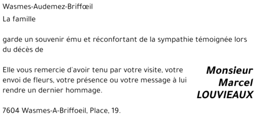 Marcel LOUVIEAUX
