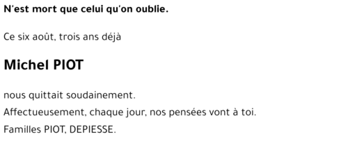 Michel PIOT