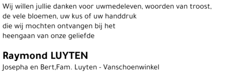 Raymond LUYTEN