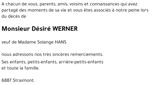 Désiré WERNER