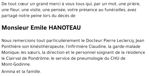 Emile HANOTEAU