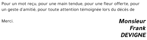 Frank DEVIGNE
