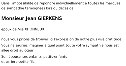Jean GIERKENS