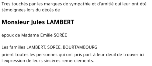Jules LAMBERT