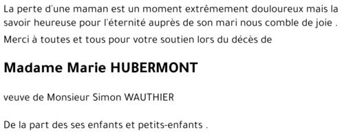 Marie Hubermont
