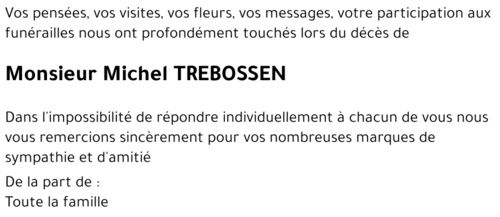 Michel TREBOSSEN 