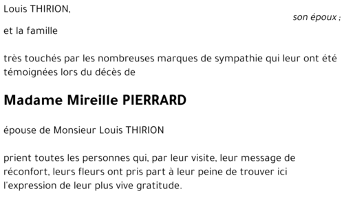 Mireille PIERRARD