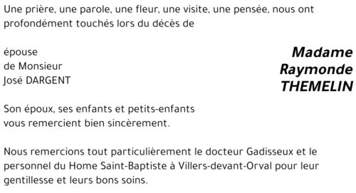 Raymonde THEMELIN