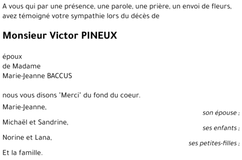 Victor PINEUX