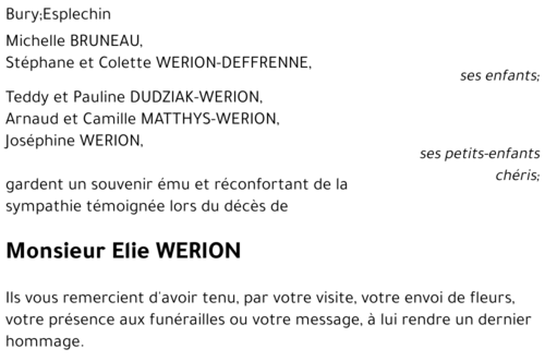 WERION Elie