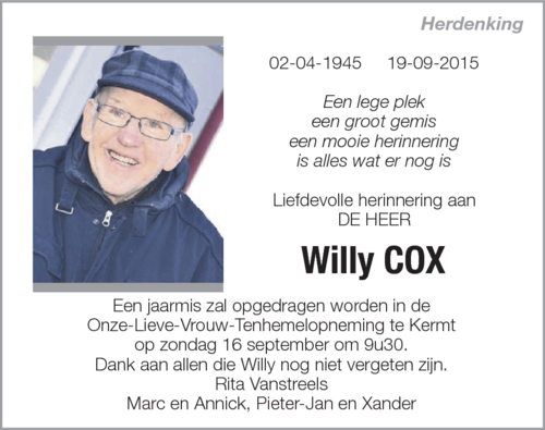 Willy Cox