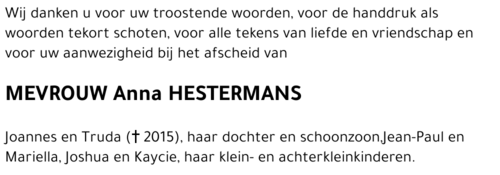 Anne Hestermans