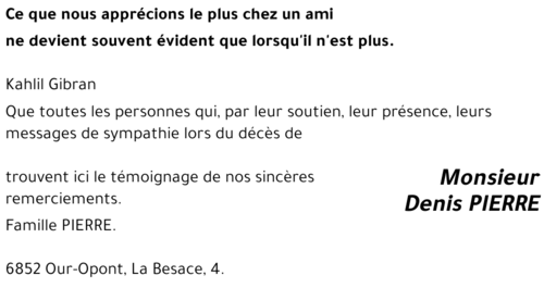 Denis PIERRE