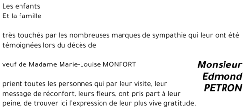 Edmond PETRON