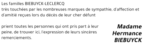 Hermance BIEBUYCK