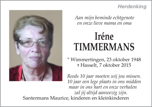Iréne Timmermans