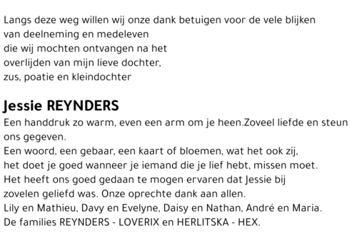 Jessie REYNDERS