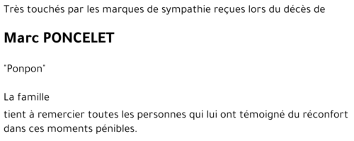Marc PONCELET