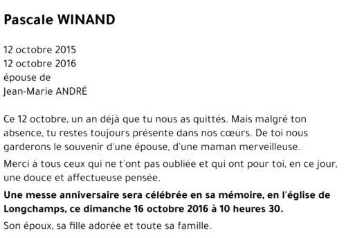 Pascale WINAND